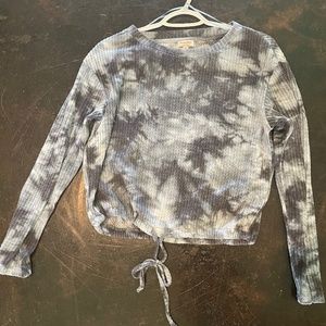 Tie dye pajama top